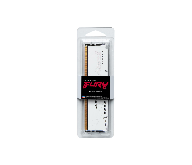 KINGSTON Pamięć DDR5 Fury Beast 32GB(1*32GB)/6000 CL36 biała KF560C36BWE-32 - 1139012 - zdjęcie 2